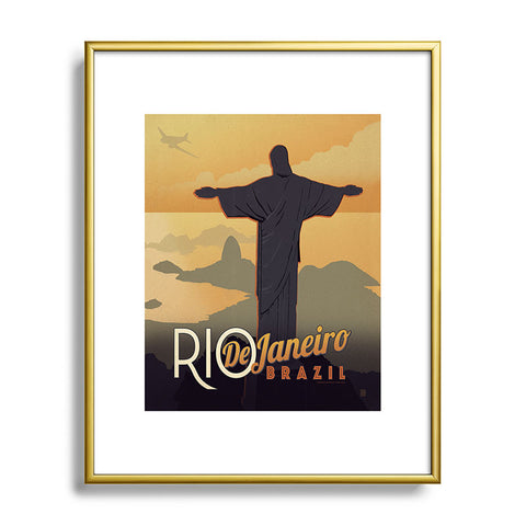 Anderson Design Group Rio De Janeiro Metal Framed Art Print