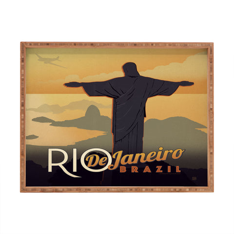 Anderson Design Group Rio De Janeiro Rectangular Tray