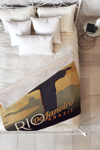 Anderson Design Group Rio De Janeiro Fleece Throw Blanket