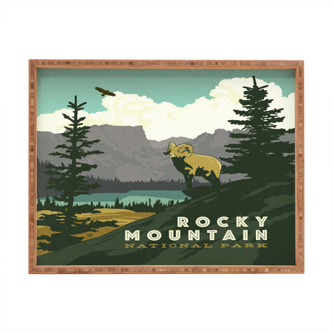Anderson Design Group Rocky Mountain National Park Rectangular Tray