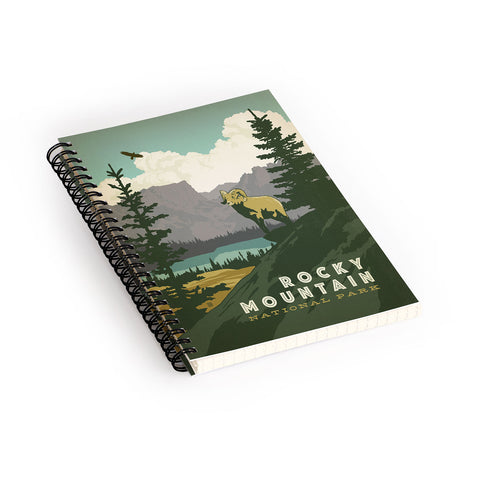 Anderson Design Group Rocky Mountain National Park Spiral Notebook