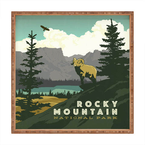 Anderson Design Group Rocky Mountain National Park Square Tray