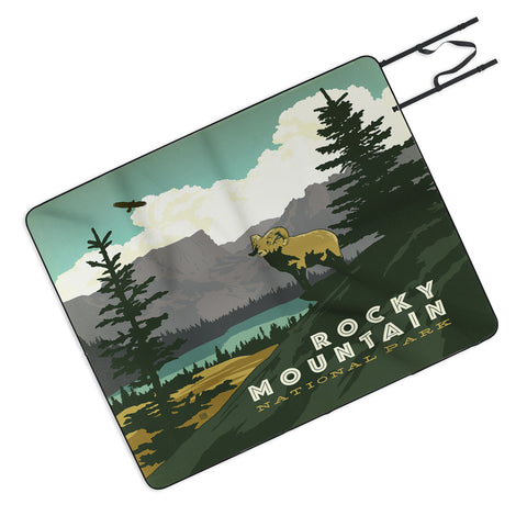 Anderson Design Group Rocky Mountain National Park Picnic Blanket