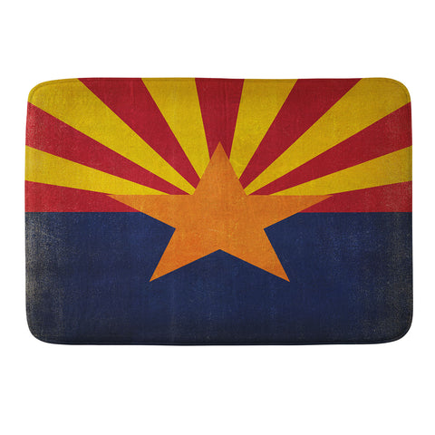 Anderson Design Group Rustic Arizona State Flag Memory Foam Bath Mat