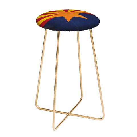 Anderson Design Group Rustic Arizona State Flag Counter Stool