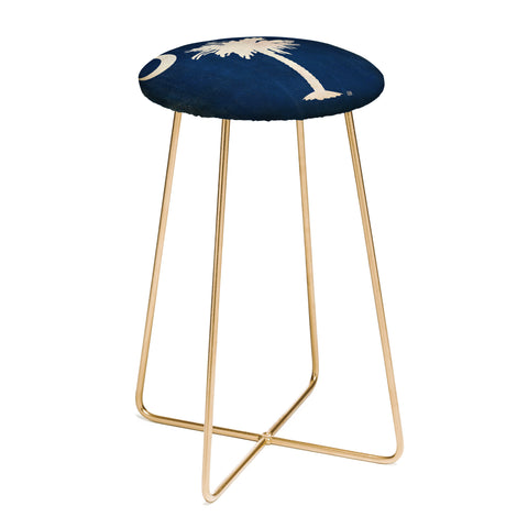 Anderson Design Group Rustic South Carolina State Flag Counter Stool