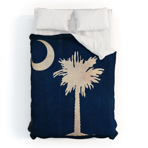 Anderson Design Group Rustic South Carolina State Flag Duvet Cover