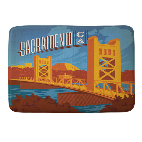 Anderson Design Group Sacramento Memory Foam Bath Mat