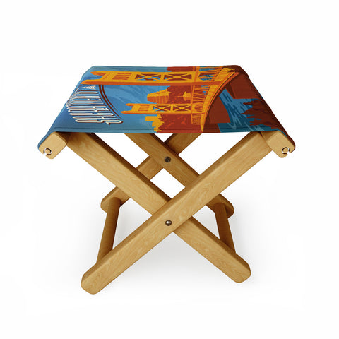 Anderson Design Group Sacramento Folding Stool