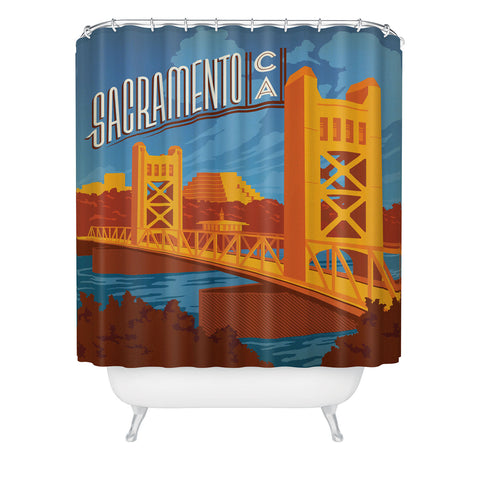 Anderson Design Group Sacramento Shower Curtain