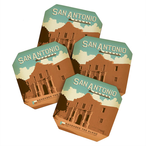 Anderson Design Group San Antonio Coaster Set