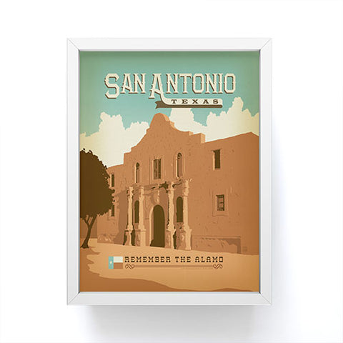 Anderson Design Group San Antonio Framed Mini Art Print