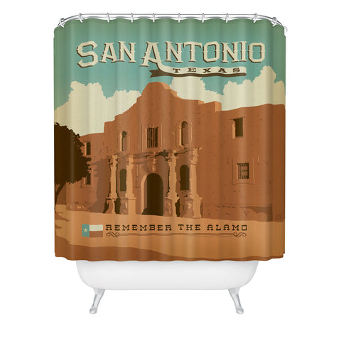 Anderson Design Group San Antonio Shower Curtain