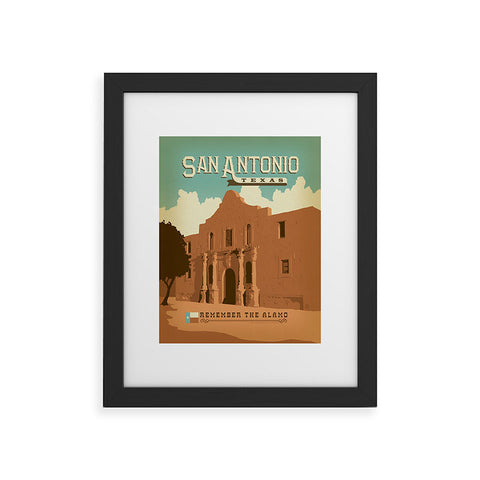 Anderson Design Group San Antonio Framed Art Print