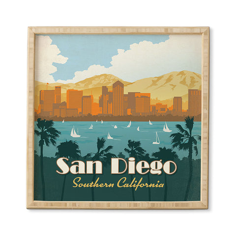 Anderson Design Group San Diego Framed Wall Art