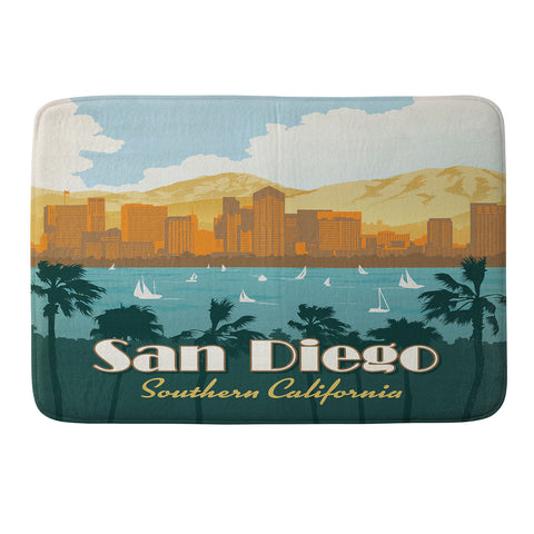 Anderson Design Group San Diego Memory Foam Bath Mat