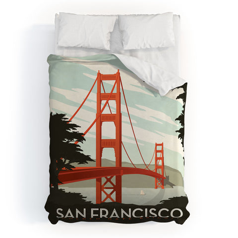 Anderson Design Group San Francisco Duvet Cover