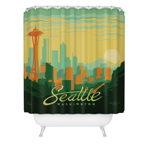 Anderson Design Group Seattle Shower Curtain