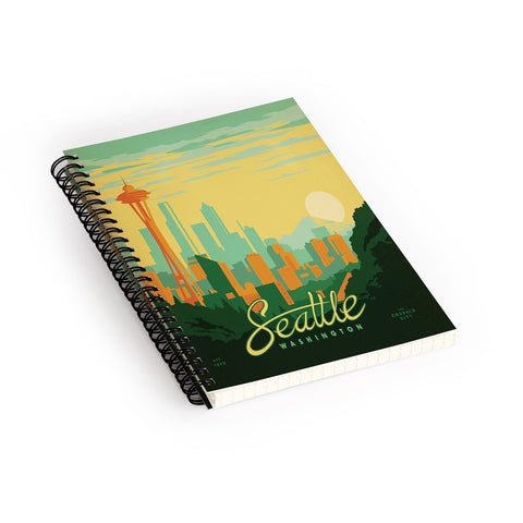 Anderson Design Group Seattle Spiral Notebook