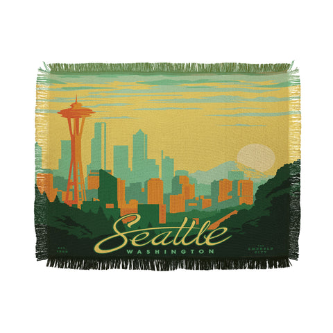 Anderson Design Group Seattle Throw Blanket