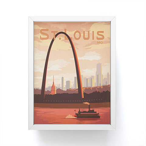 Anderson Design Group St Louis Framed Mini Art Print