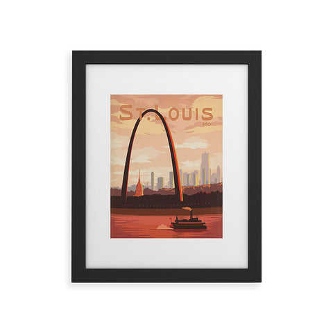 Anderson Design Group St Louis Framed Art Print