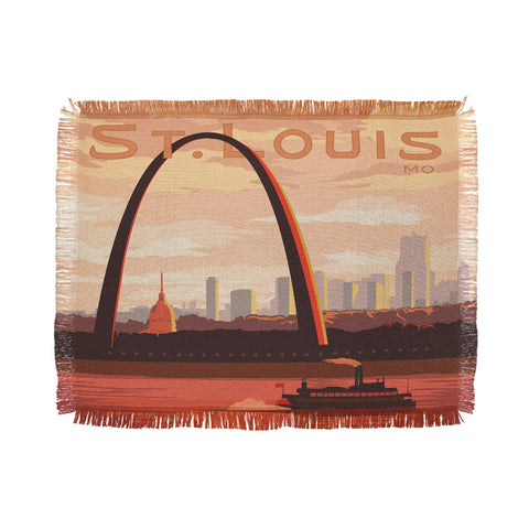 Anderson Design Group St Louis Throw Blanket
