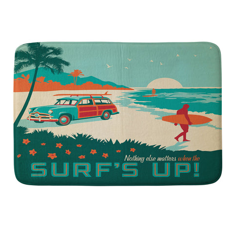 Anderson Design Group Surfs Up Memory Foam Bath Mat