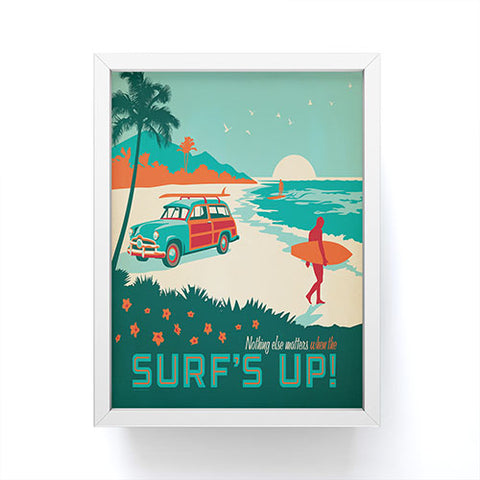 Anderson Design Group Surfs Up Framed Mini Art Print