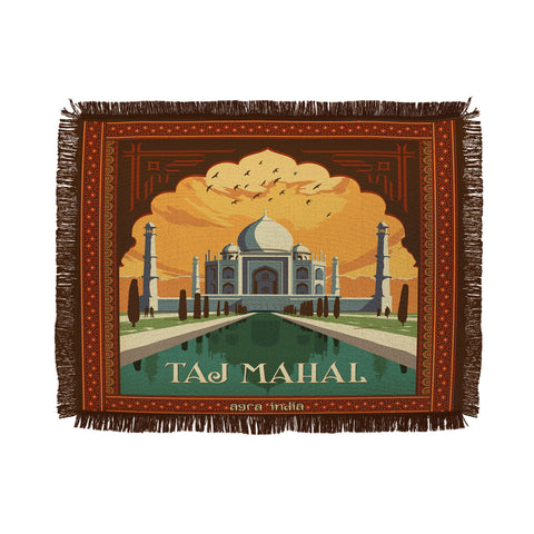 Anderson Design Group Taj Mahal Throw Blanket