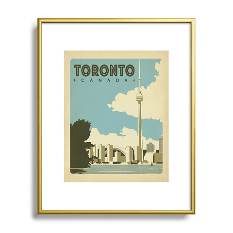 Anderson Design Group Toronto Metal Framed Art Print