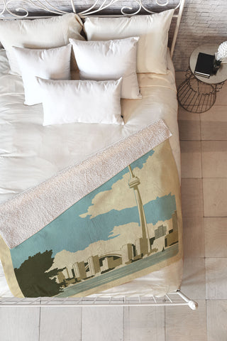 Anderson Design Group Toronto Fleece Throw Blanket