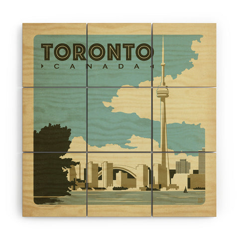 Anderson Design Group Toronto Wood Wall Mural