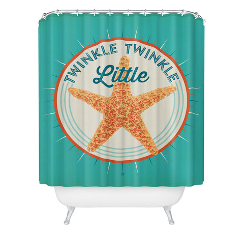 Anderson Design Group Twinkle Twinkle Little Star Shower Curtain