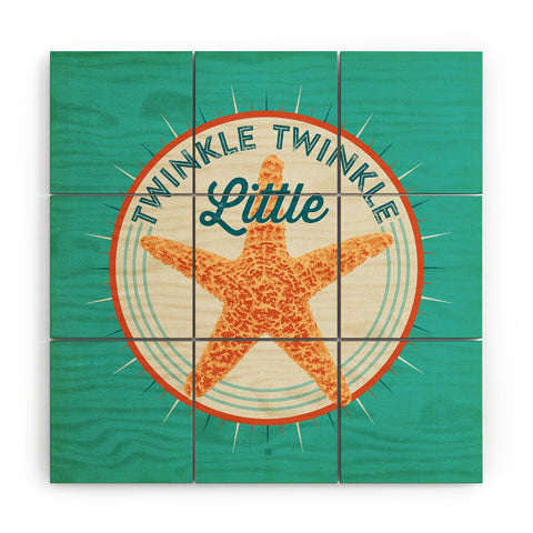 Anderson Design Group Twinkle Twinkle Little Star Wood Wall Mural