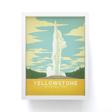 Anderson Design Group Yellowstone National Park Framed Mini Art Print