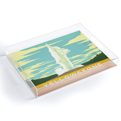 Anderson Design Group Yellowstone National Park Acrylic Tray