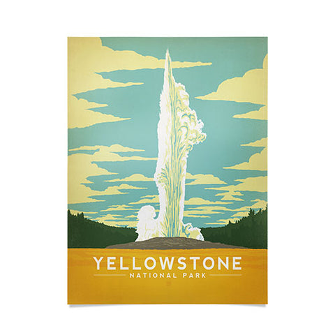 Anderson Design Group Yellowstone National Park Poster