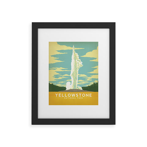 Anderson Design Group Yellowstone National Park Framed Art Print