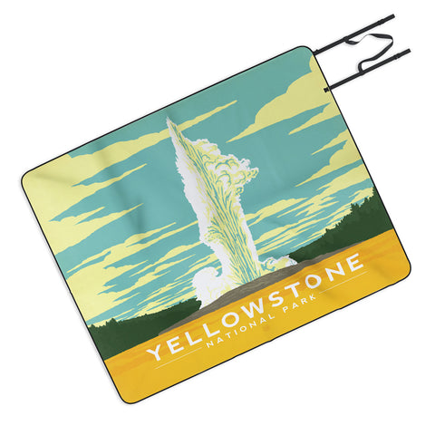 Anderson Design Group Yellowstone National Park Picnic Blanket