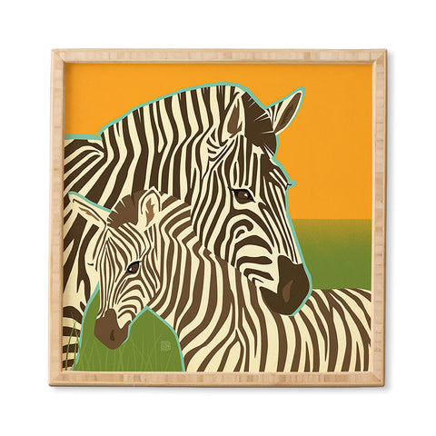 Anderson Design Group Zebras Framed Wall Art