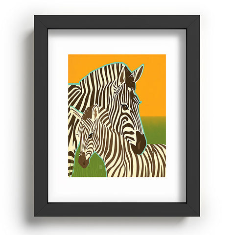 Anderson Design Group Zebras Recessed Framing Rectangle