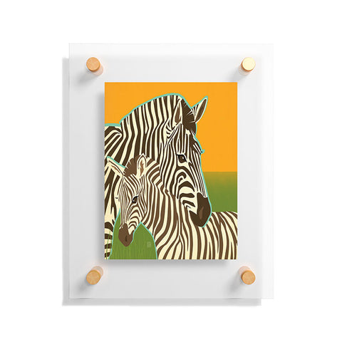 Anderson Design Group Zebras Floating Acrylic Print