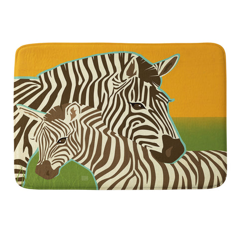 Anderson Design Group Zebras Memory Foam Bath Mat