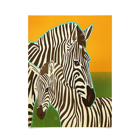 Anderson Design Group Zebras Poster