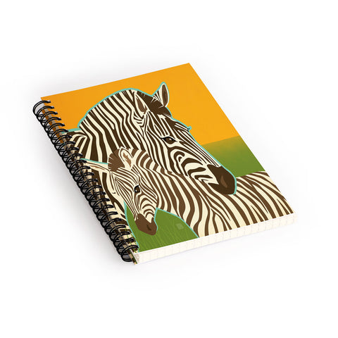Anderson Design Group Zebras Spiral Notebook