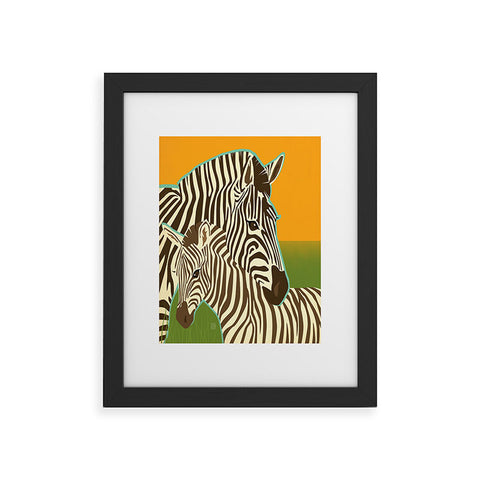 Anderson Design Group Zebras Framed Art Print