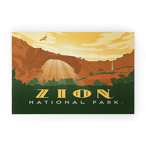 Anderson Design Group Zion National Park Welcome Mat