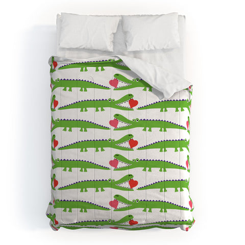 Andi Bird Alligator Love Comforter