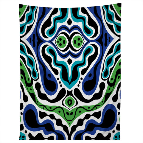 Andi Bird Beat Goes On Blue Tapestry